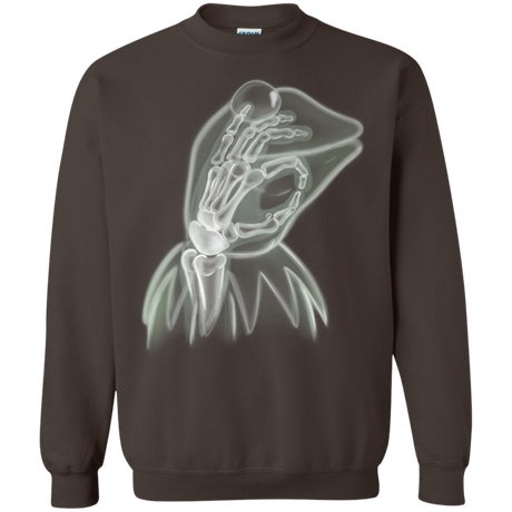 Sweatshirts Dark Chocolate / S Kermit the Troll Crewneck Sweatshirt