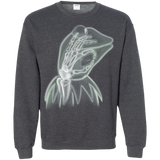 Sweatshirts Dark Heather / S Kermit the Troll Crewneck Sweatshirt