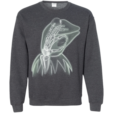 Sweatshirts Dark Heather / S Kermit the Troll Crewneck Sweatshirt