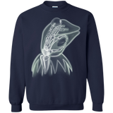 Sweatshirts Navy / S Kermit the Troll Crewneck Sweatshirt
