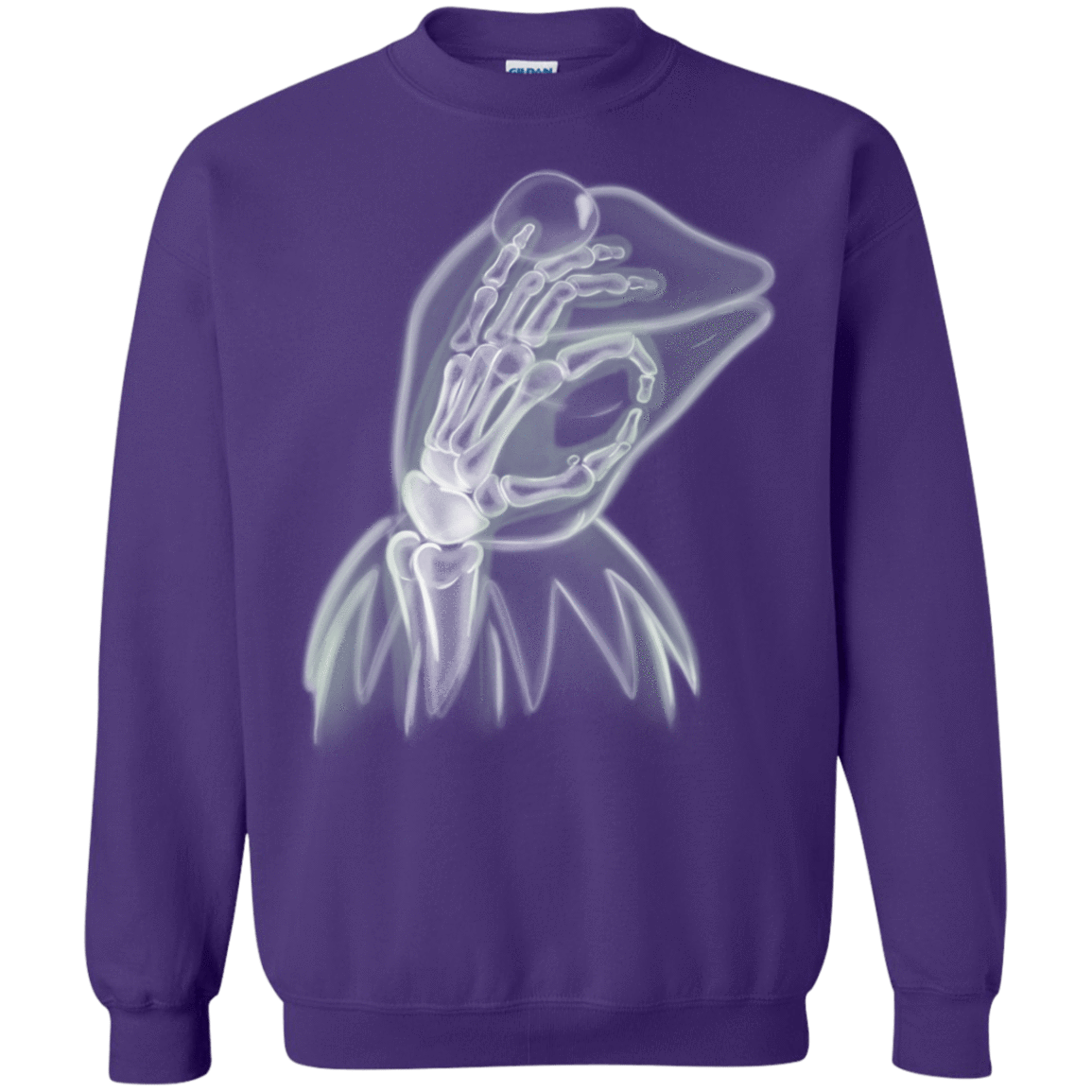 Sweatshirts Purple / S Kermit the Troll Crewneck Sweatshirt