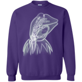 Sweatshirts Purple / S Kermit the Troll Crewneck Sweatshirt