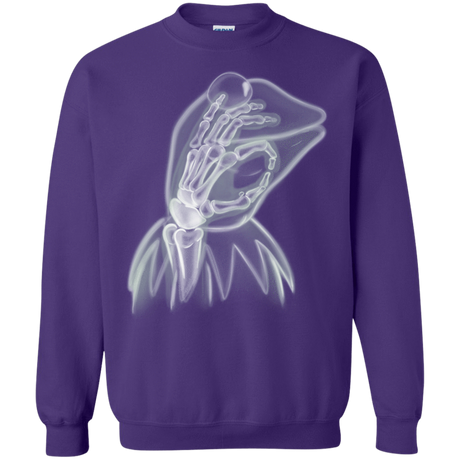 Sweatshirts Purple / S Kermit the Troll Crewneck Sweatshirt