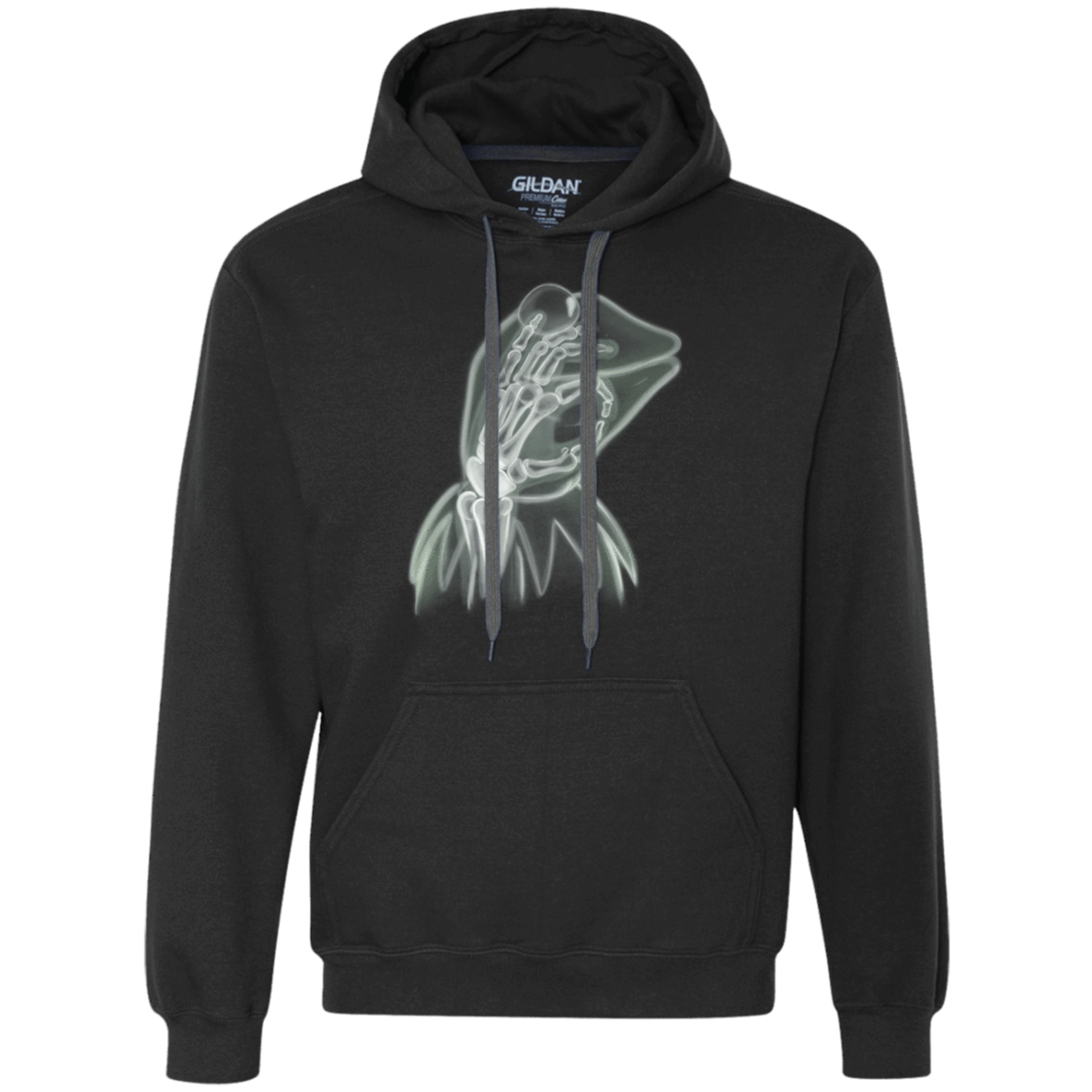 Sweatshirts Black / S Kermit the Troll Premium Fleece Hoodie