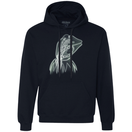 Sweatshirts Navy / S Kermit the Troll Premium Fleece Hoodie