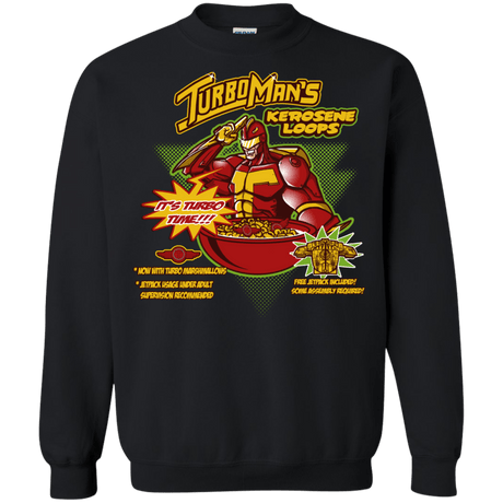 Sweatshirts Black / S Kerosene Loops Crewneck Sweatshirt