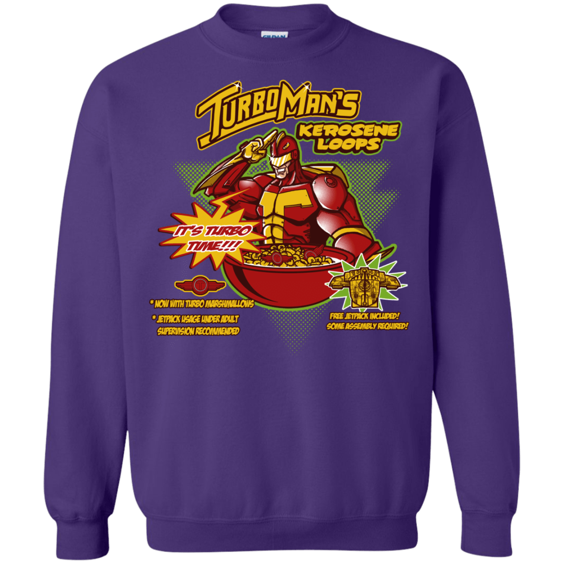 Sweatshirts Purple / S Kerosene Loops Crewneck Sweatshirt