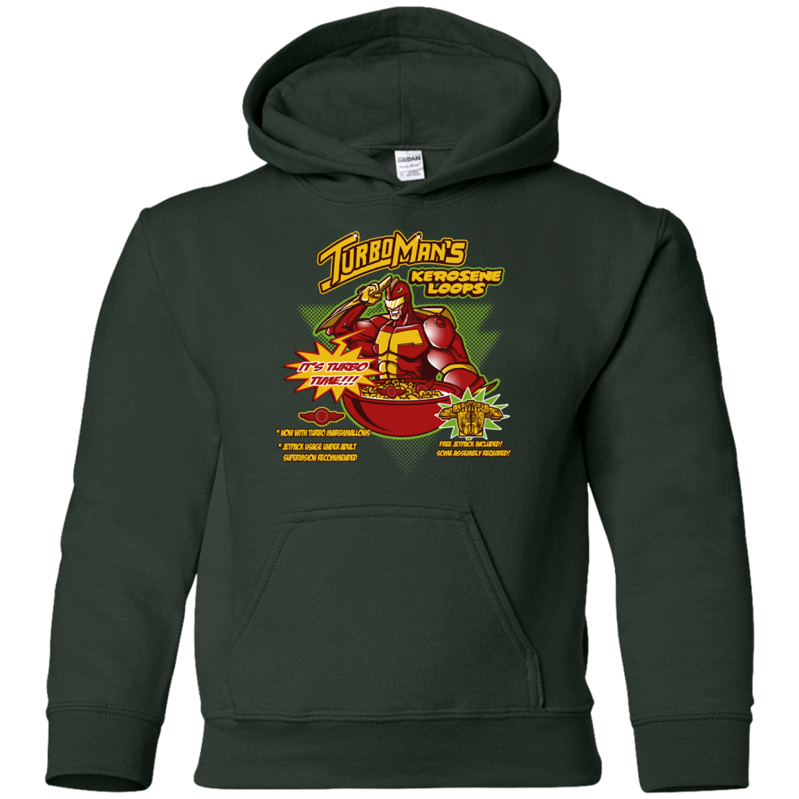 Sweatshirts Forest Green / YS Kerosene Loops Youth Hoodie