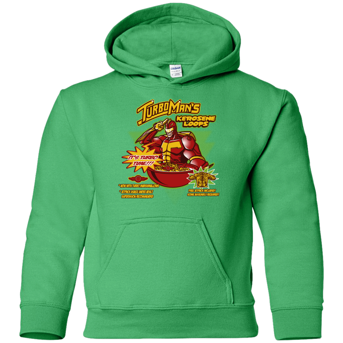 Sweatshirts Irish Green / YS Kerosene Loops Youth Hoodie