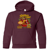 Sweatshirts Maroon / YS Kerosene Loops Youth Hoodie