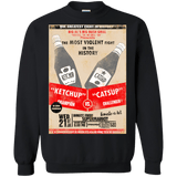 Sweatshirts Black / S Ketchup vs Catsup Crewneck Sweatshirt