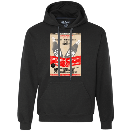 Sweatshirts Black / S Ketchup vs Catsup Premium Fleece Hoodie