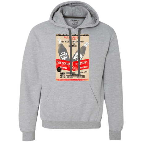 Sweatshirts Sport Grey / S Ketchup vs Catsup Premium Fleece Hoodie