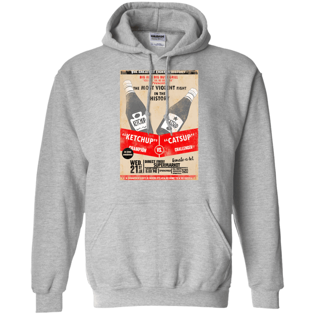 Sweatshirts Sport Grey / S Ketchup vs Catsup Pullover Hoodie