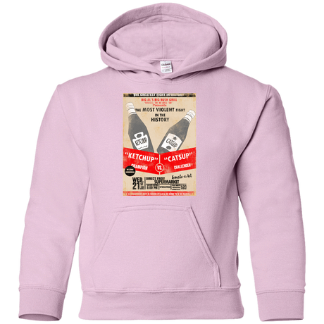 Sweatshirts Light Pink / YS Ketchup vs Catsup Youth Hoodie