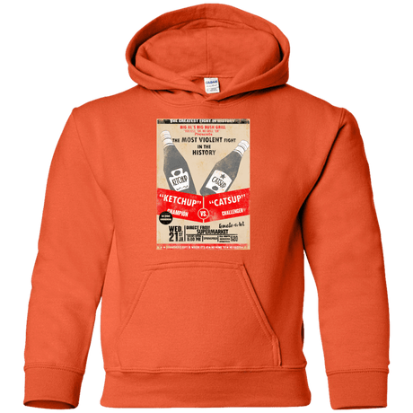 Sweatshirts Orange / YS Ketchup vs Catsup Youth Hoodie