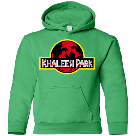 Sweatshirts Irish Green / YS Khaleesi Park Youth Hoodie