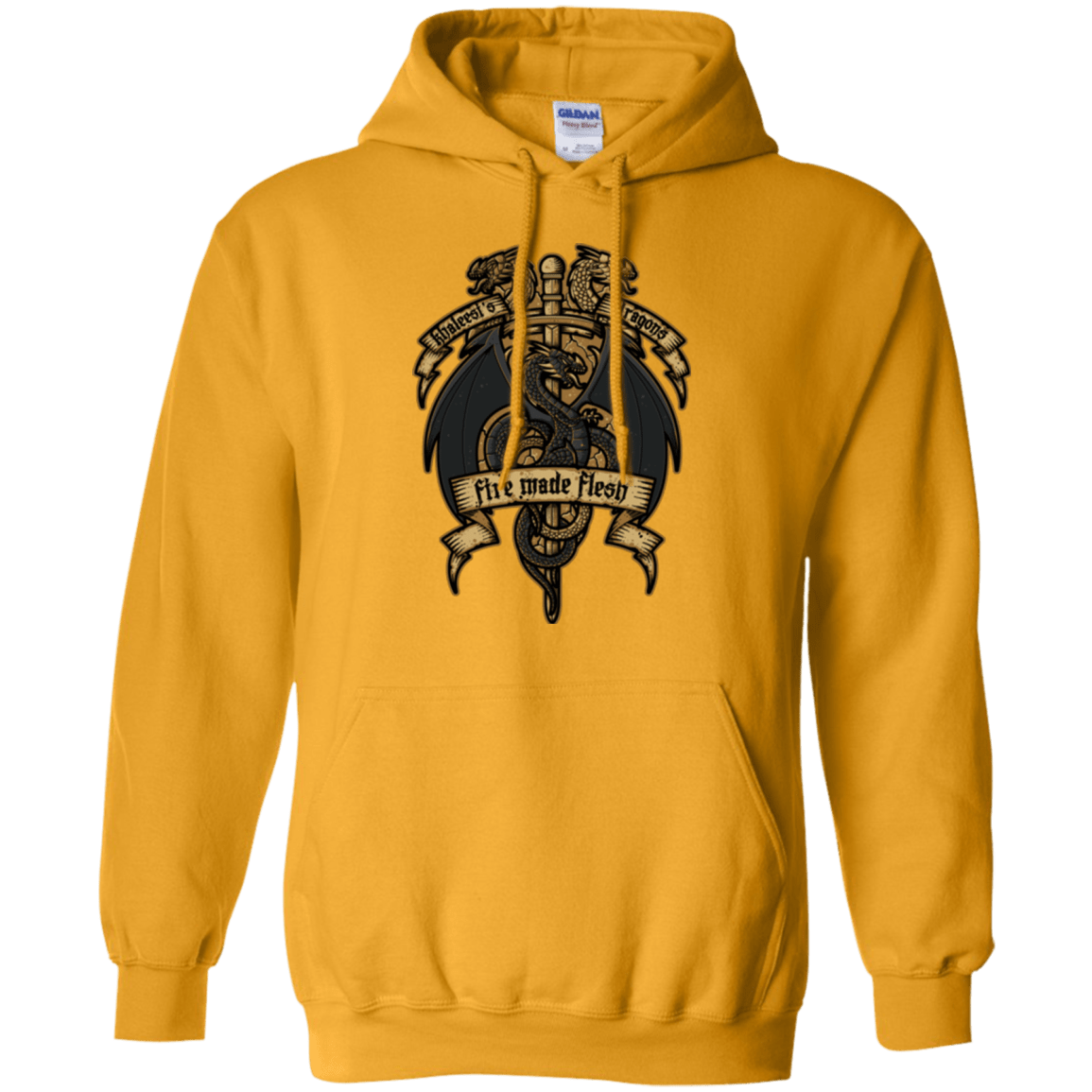Sweatshirts Gold / Small KHALEESIS DRAGONS Pullover Hoodie