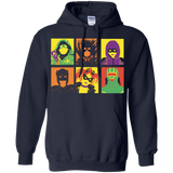 Sweatshirts Navy / Small Kick Ass pop Pullover Hoodie