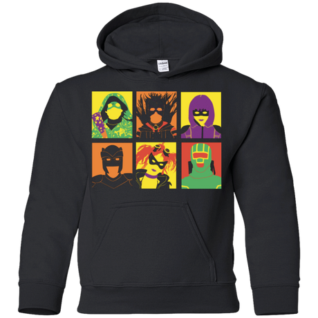 Sweatshirts Black / YS Kick Ass pop Youth Hoodie