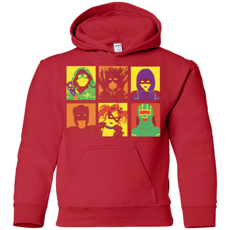 Sweatshirts Red / YS Kick Ass pop Youth Hoodie