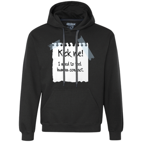 Sweatshirts Black / Small Kick Me Premium Fleece Hoodie