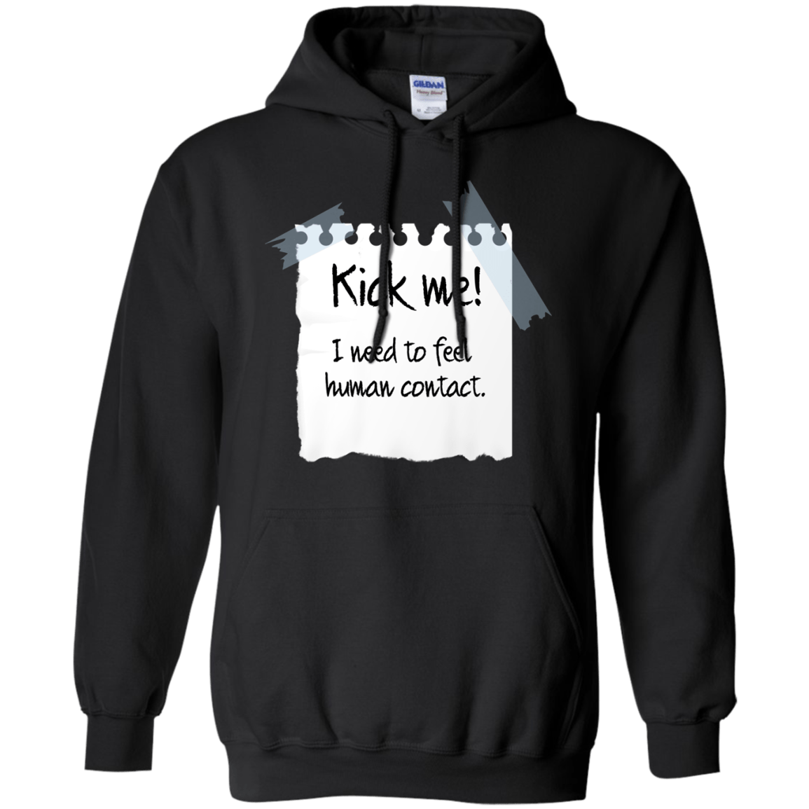 Sweatshirts Black / Small Kick Me Pullover Hoodie