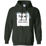 Sweatshirts Forest Green / Small Kick Me Pullover Hoodie