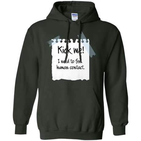 Sweatshirts Forest Green / Small Kick Me Pullover Hoodie