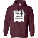 Sweatshirts Maroon / Small Kick Me Pullover Hoodie