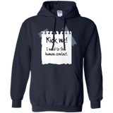 Sweatshirts Navy / Small Kick Me Pullover Hoodie