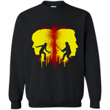 Sweatshirts Black / Small Kill Bill Silhouettes Crewneck Sweatshirt