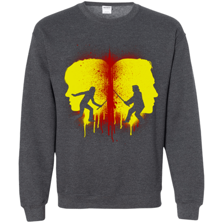 Sweatshirts Dark Heather / Small Kill Bill Silhouettes Crewneck Sweatshirt