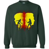 Sweatshirts Forest Green / Small Kill Bill Silhouettes Crewneck Sweatshirt