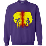 Sweatshirts Purple / Small Kill Bill Silhouettes Crewneck Sweatshirt