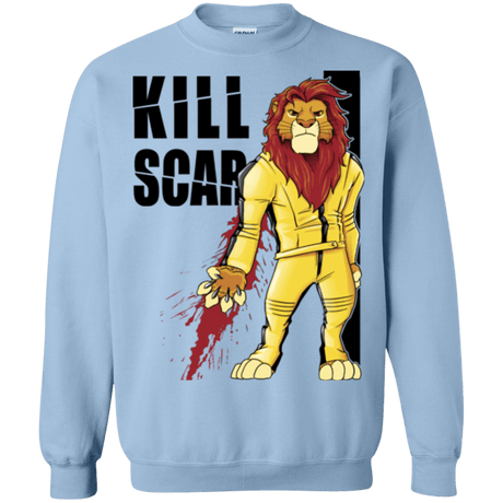 Sweatshirts Light Blue / Small Kill Scar Crewneck Sweatshirt