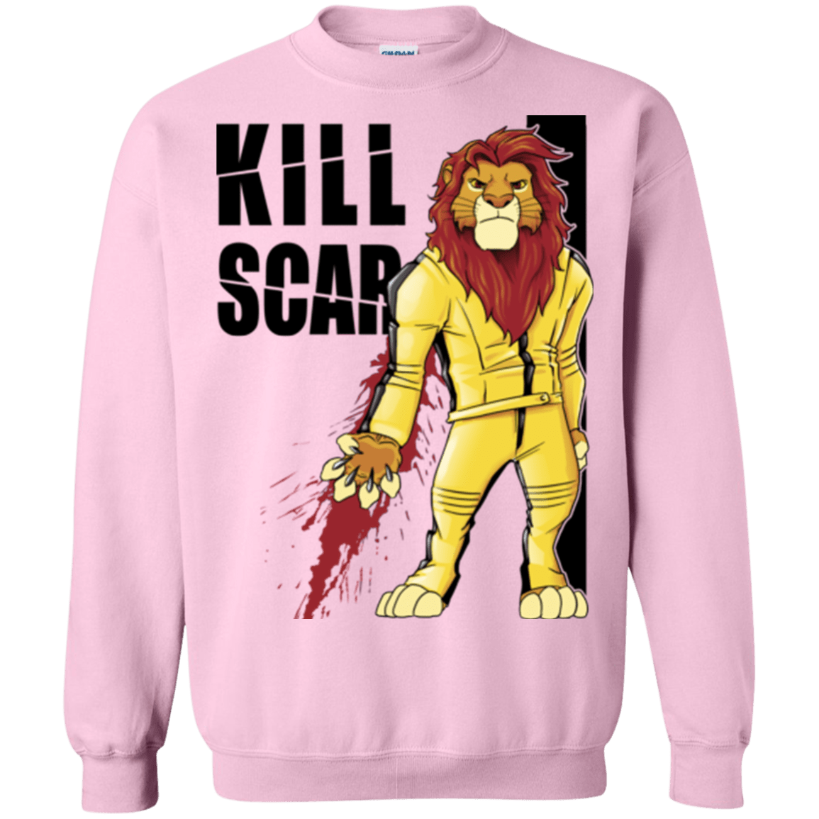 Sweatshirts Light Pink / Small Kill Scar Crewneck Sweatshirt