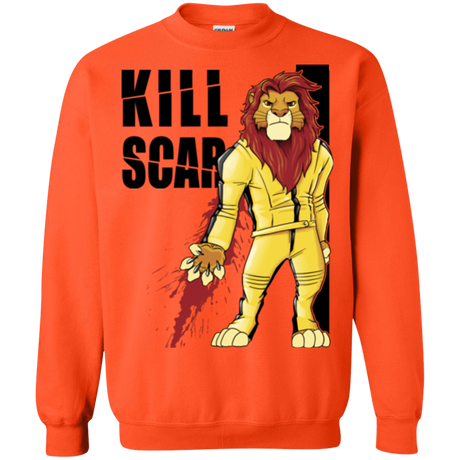 Sweatshirts Orange / Small Kill Scar Crewneck Sweatshirt