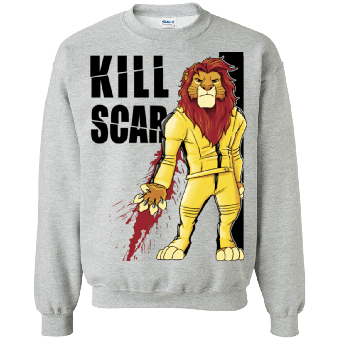 Sweatshirts Sport Grey / Small Kill Scar Crewneck Sweatshirt