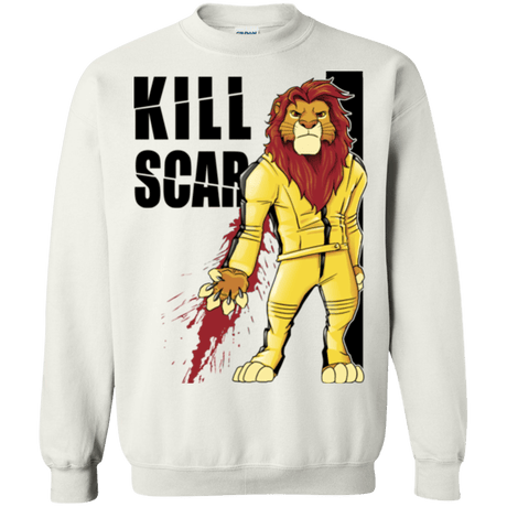 Sweatshirts White / Small Kill Scar Crewneck Sweatshirt