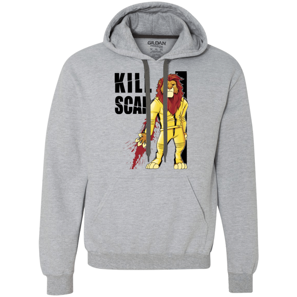 Sweatshirts Sport Grey / Small Kill Scar Premium Fleece Hoodie