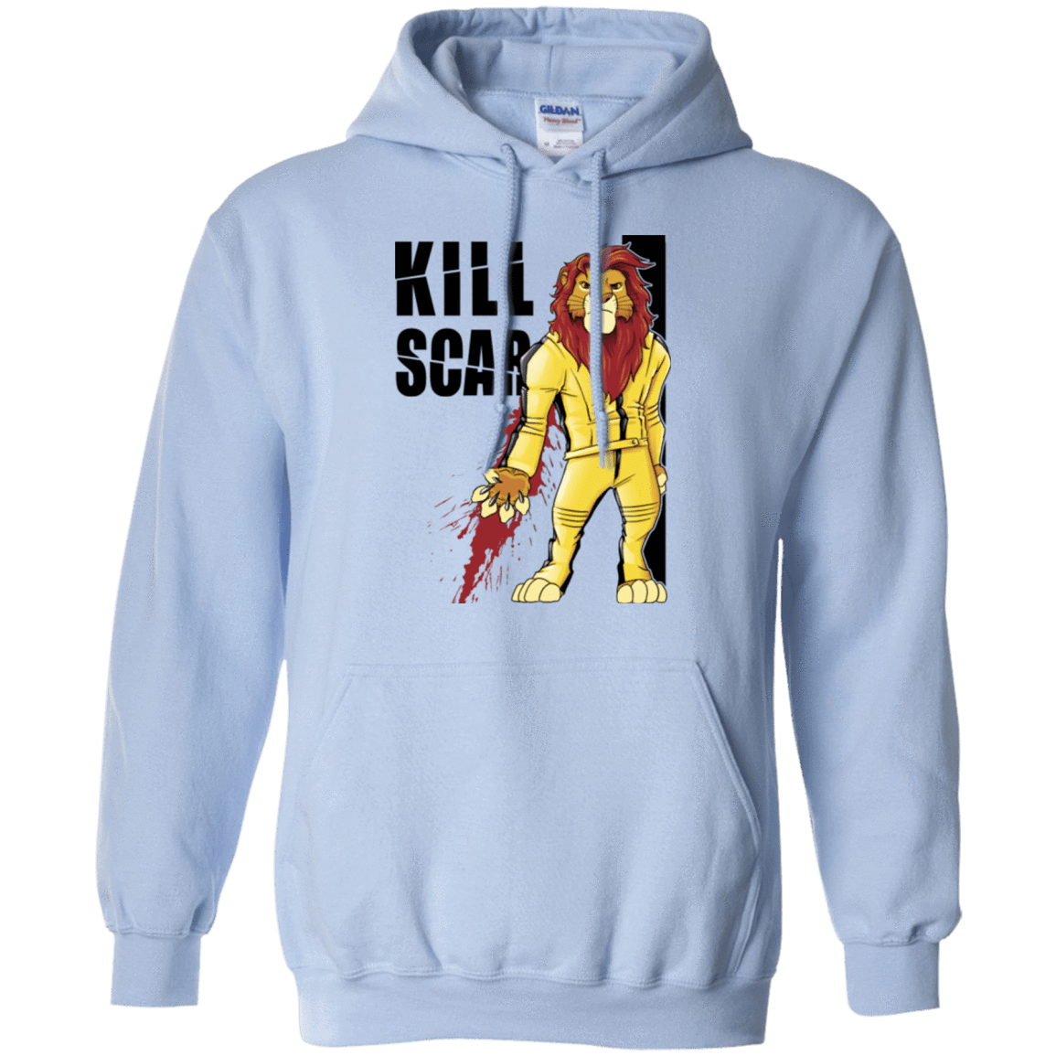 Sweatshirts Light Blue / Small Kill Scar Pullover Hoodie