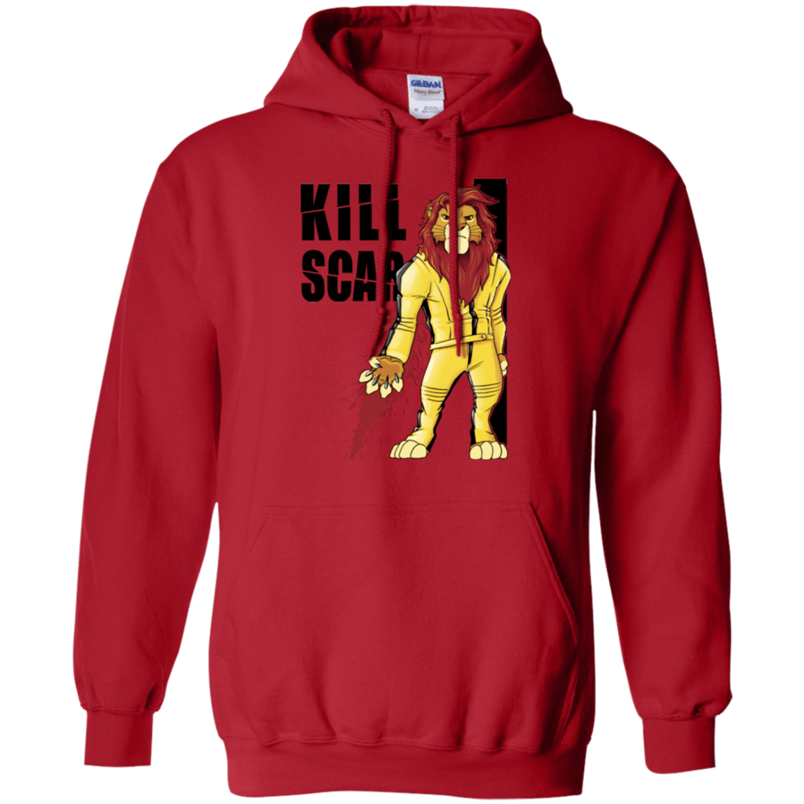 Sweatshirts Red / Small Kill Scar Pullover Hoodie