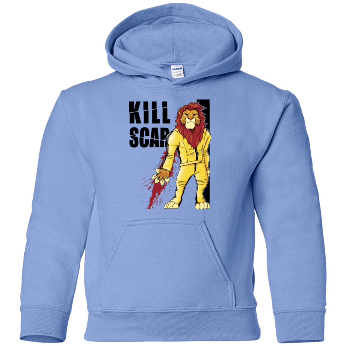 Sweatshirts Carolina Blue / YS Kill Scar Youth Hoodie