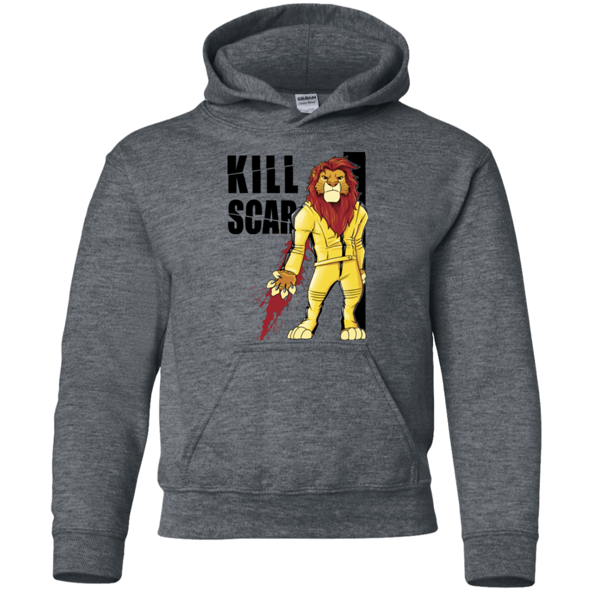 Sweatshirts Dark Heather / YS Kill Scar Youth Hoodie