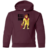 Sweatshirts Maroon / YS Kill Scar Youth Hoodie