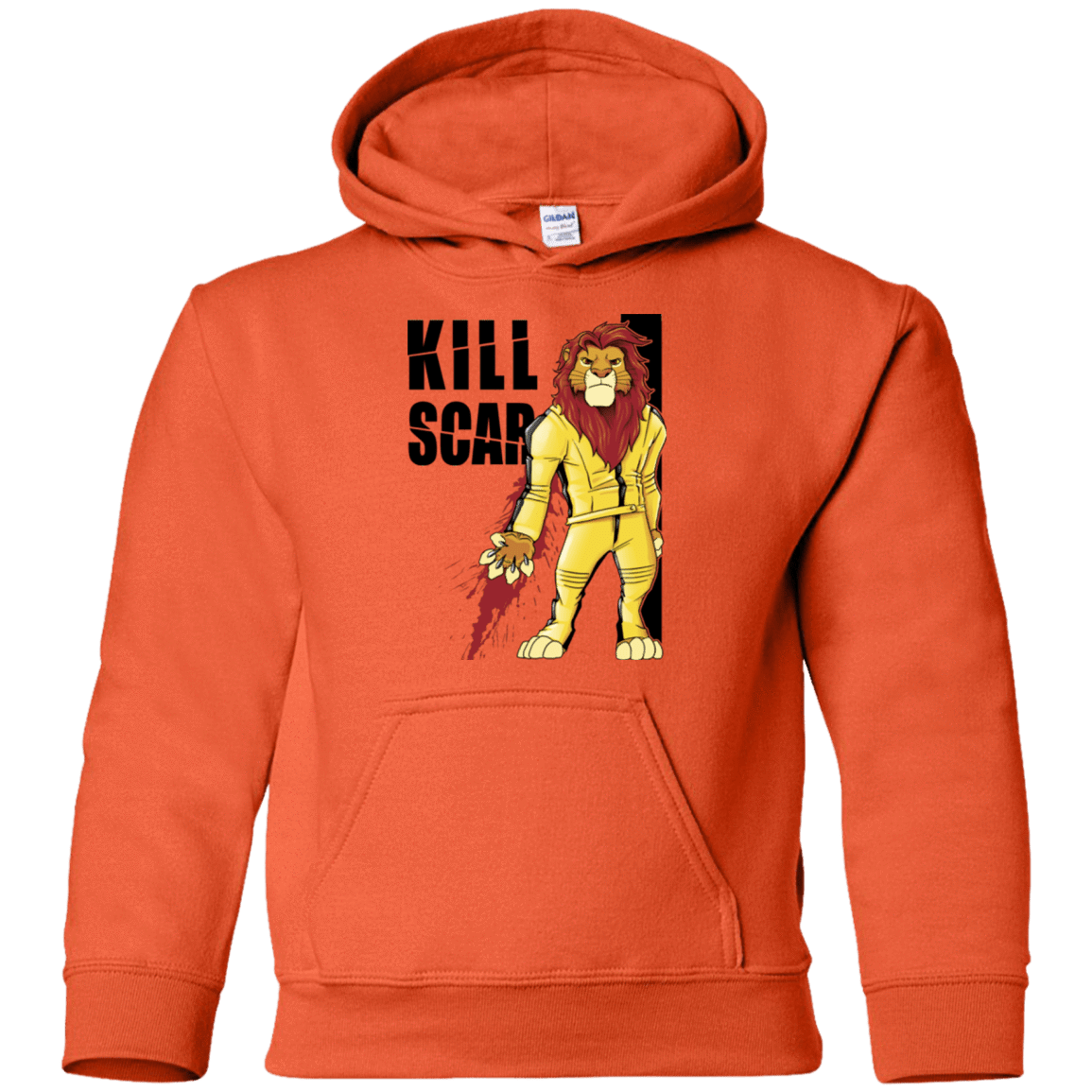 Sweatshirts Orange / YS Kill Scar Youth Hoodie