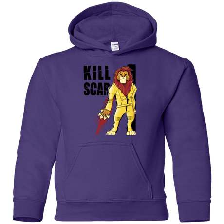 Sweatshirts Purple / YS Kill Scar Youth Hoodie