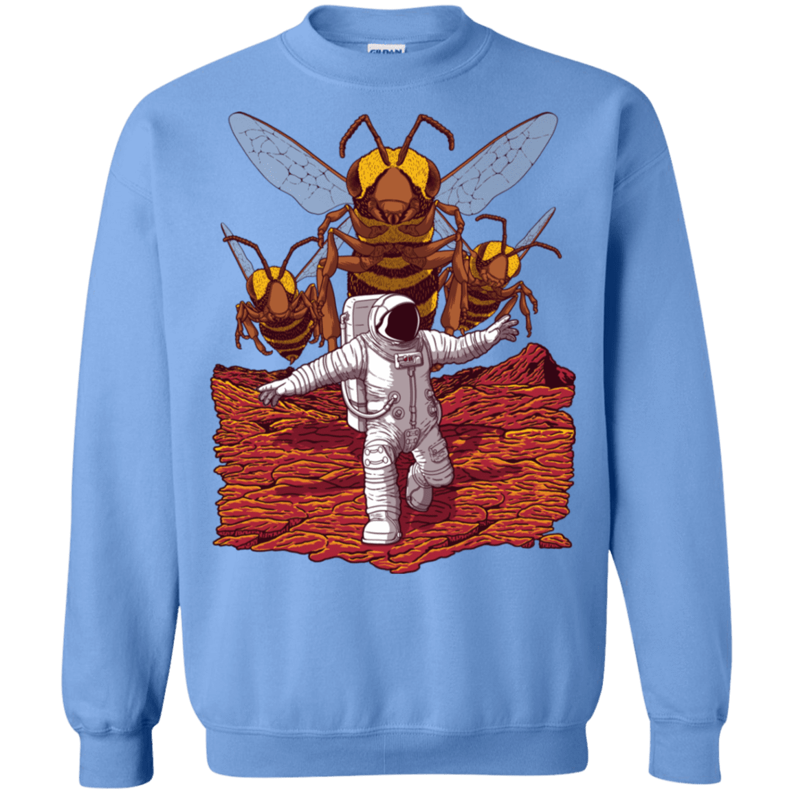 Sweatshirts Carolina Blue / S Killer Bees on Mars Crewneck Sweatshirt