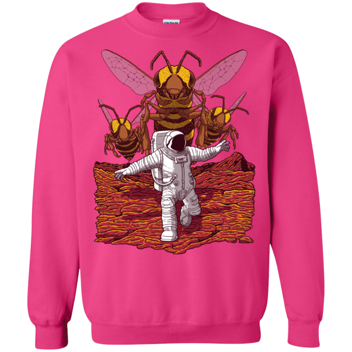 Sweatshirts Heliconia / S Killer Bees on Mars Crewneck Sweatshirt